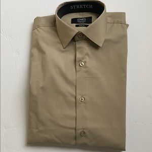 Jones New York Signature Slim Fit Dress Shirt - S